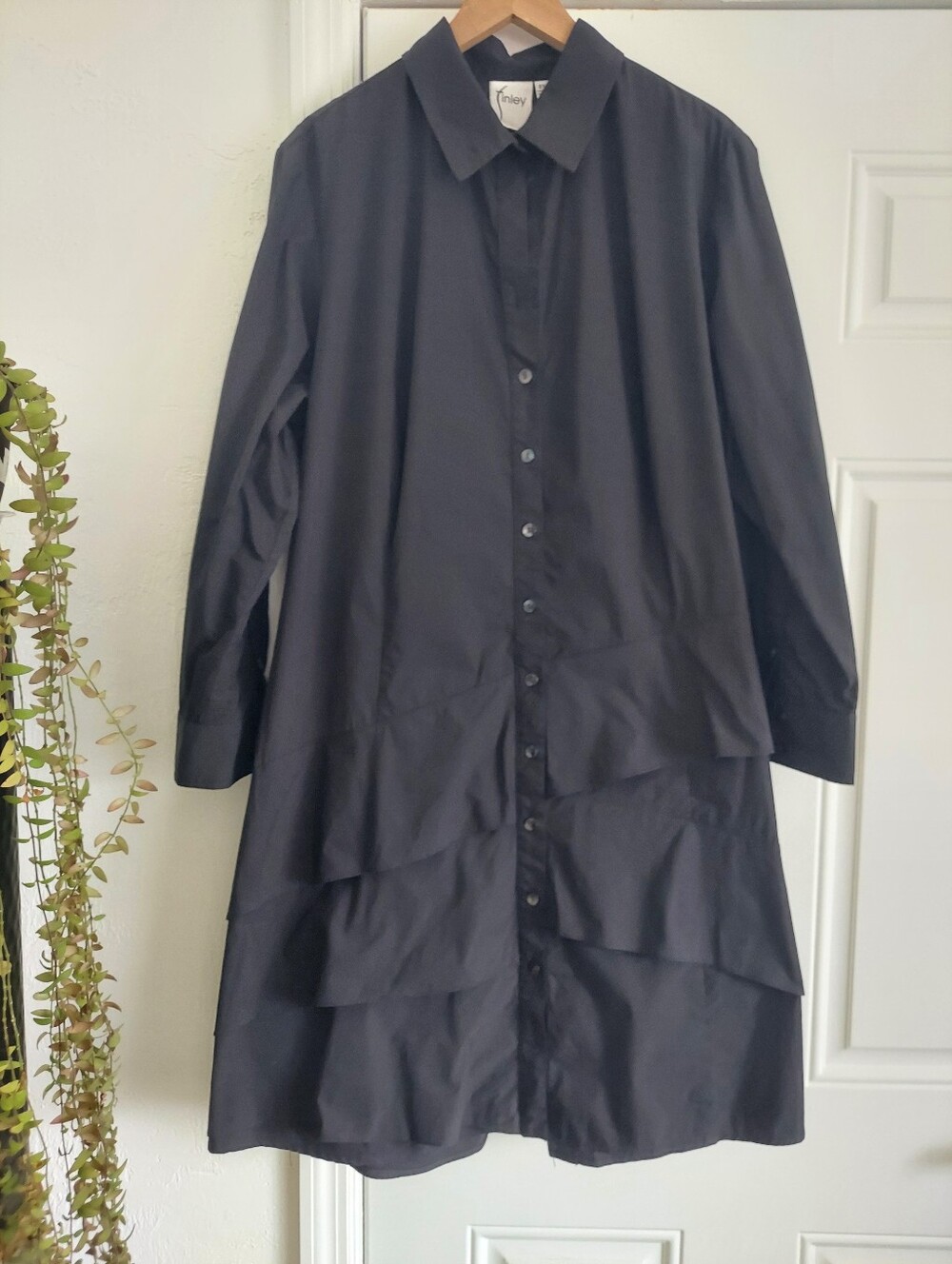 Finley Black Shirtdress